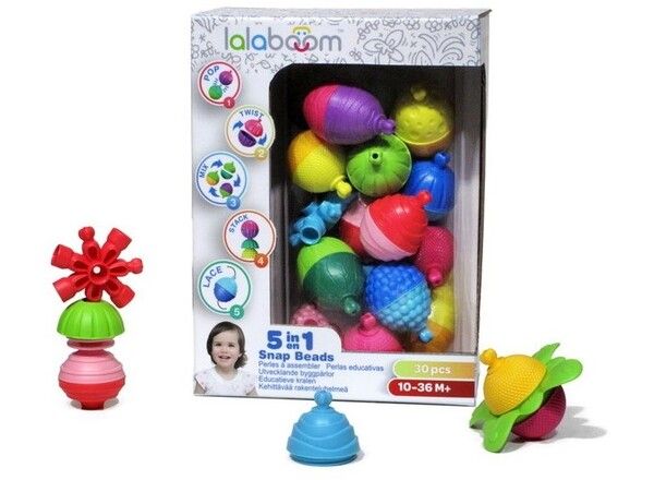 Развивающая игрушка Lalaboom Набор (30 предметов)