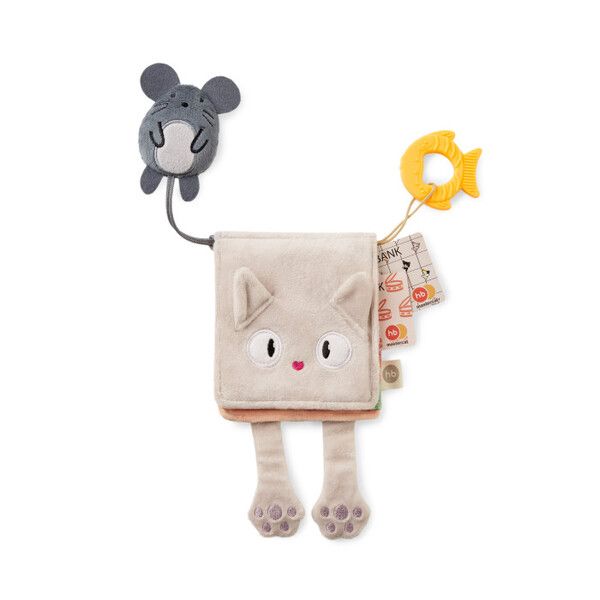 Развивающая игрушка Happy Baby шуршалка Котик-кошелёк