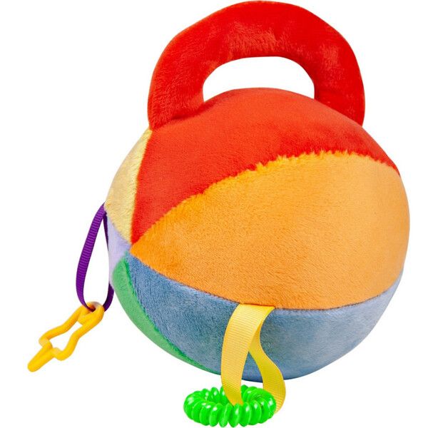 Развивающая игрушка Evotoys Мягкий бизиборд мячик Мультицвет Мини