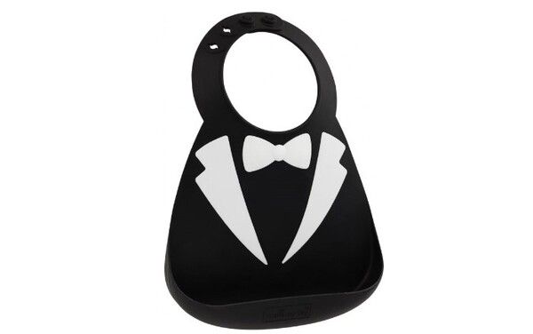 Нагрудник Make my day Baby Bib Tux Black&White