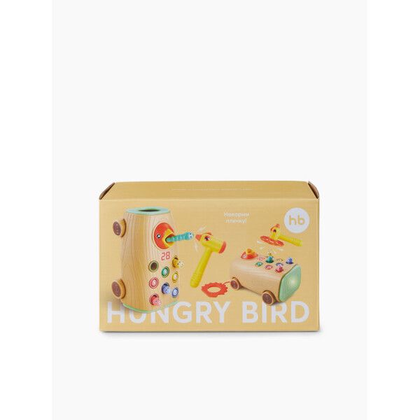 Деревянная игрушка Happy Baby Игрушка-стучалка Hungry Bird