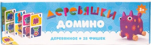 Деревянная игрушка Деревяшки Домино 21WDM01