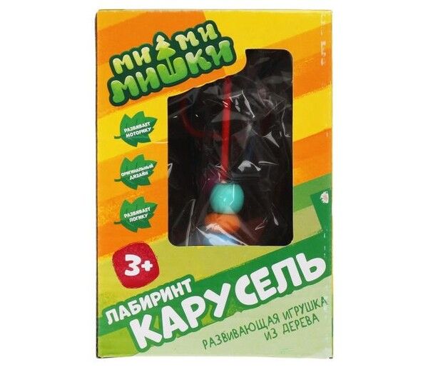 Деревянная игрушка Буратино Ми-ми-мишки лабиринт MMM-19