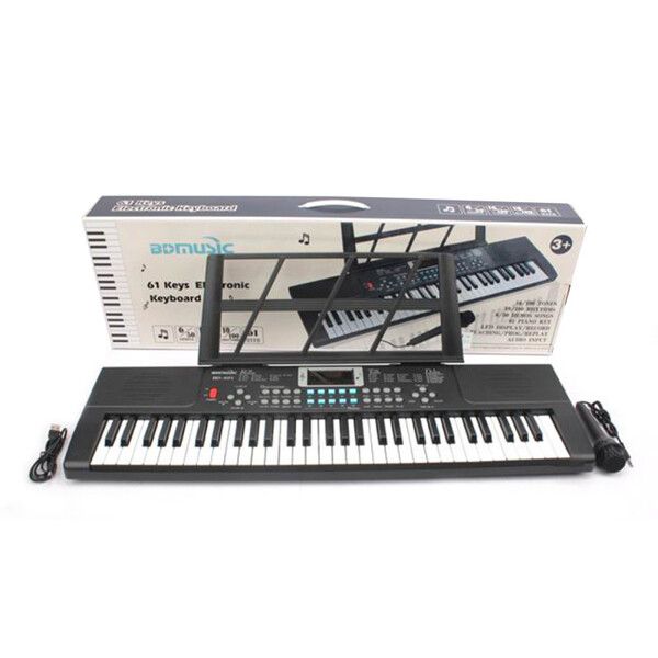 Музыкальный инструмент Наша Игрушка Синтезатор 61 клавиша BD-601