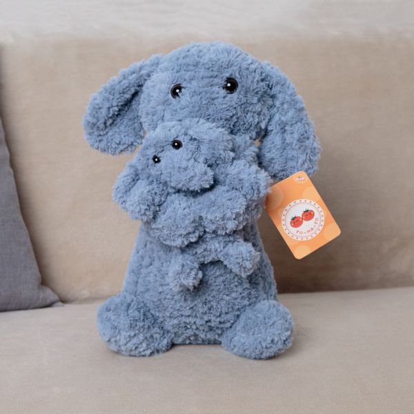Мягкая игрушка KiDWoW Слон со слоненком 351748835