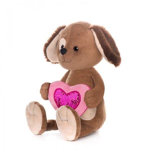 Мягкая игрушка Maxitoys Luxury Romantic Toys Club Романтичный Щенок с сердечком 20 см
