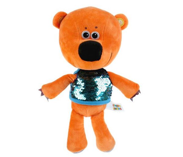 Мягкая игрушка Мульти-пульти Медвежонок Кеша в футболке с пайетками