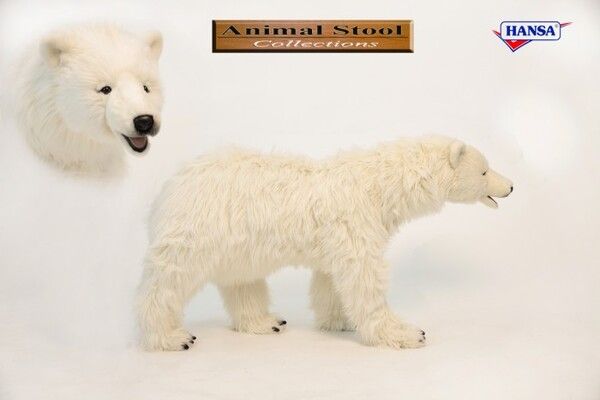 Мягкая игрушка Hansa Полярный медведь 110 см