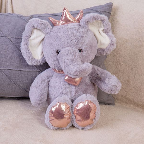 Мягкая игрушка KiDWoW Слон с короной 301218691