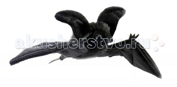 Мягкая игрушка Hansa Летучая мышь черная парящая 37 см