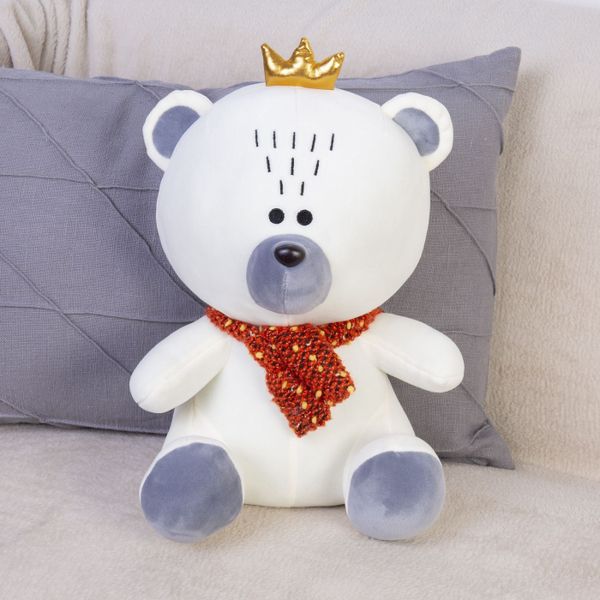 Мягкая игрушка KiDWoW Медведь с короной 301220847