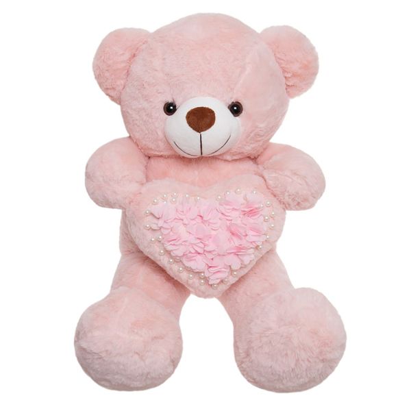 Мягкая игрушка KiDWoW Медведь с сердечком 301218581