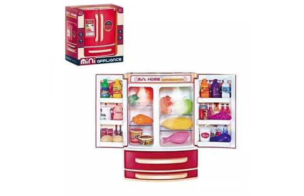 Наша Игрушка Игровой набор Бытовая техника Холодильник (16 предметов)