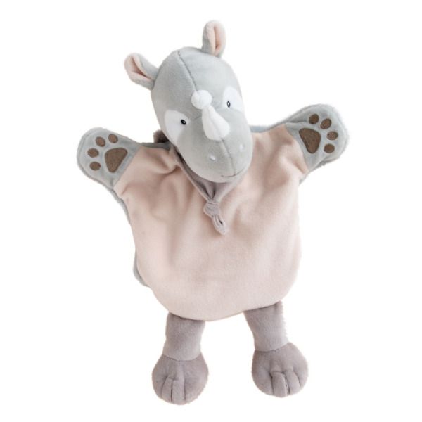 Baby Nat' by Doudou et Compagnie Игрушка на руку Носорог 25 см