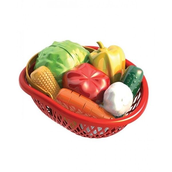 Нордпласт Набор Овощи в лукошке (10 предметов)