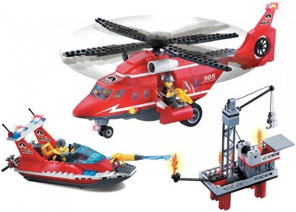 Конструктор Enlighten Brick Fire Rescue 905 (404 элемента)