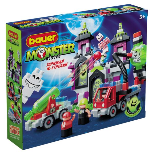 Конструктор Bauer Monster Blocks Большой дом с привидениями (219 элементов)
