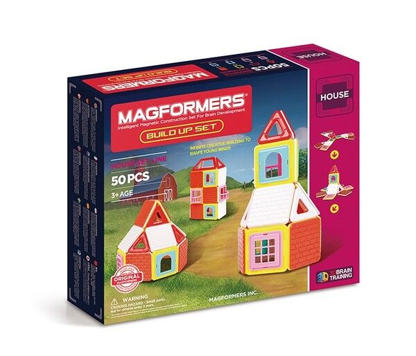 Конструктор Magformers Build Up Set Магнитный 50 элементов