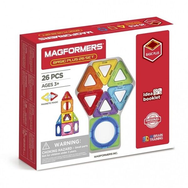 Конструктор Magformers Магнитный Basic Plus 26 Set