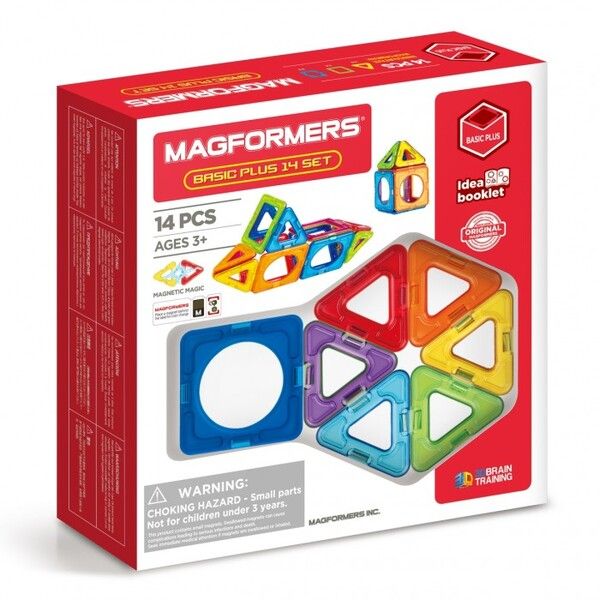 Конструктор Magformers Магнитный Basic Plus 14 set (14 деталей)