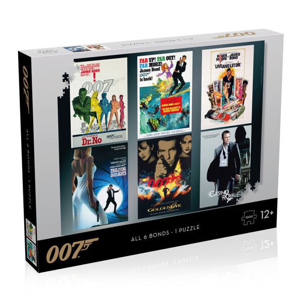 Winning Moves Пазл James Bond 007 Актёрский дебют (1000 деталей)