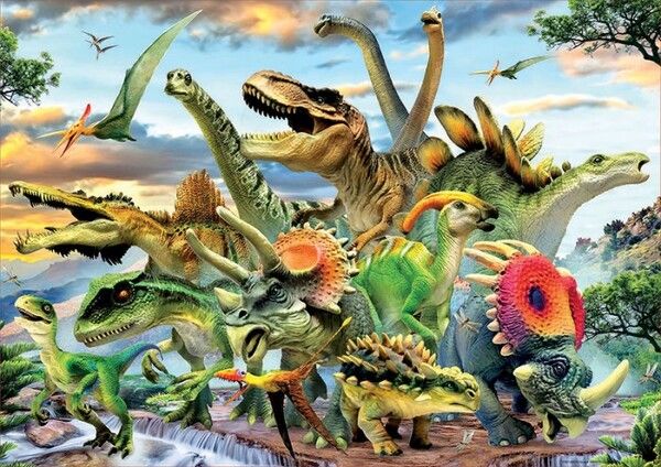 Educa Пазл Динозавры 500 деталей