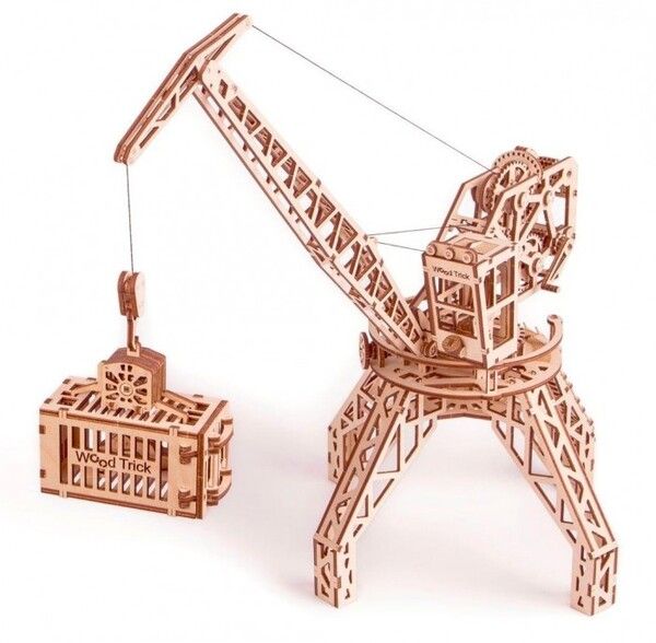 Wood Trick Механический 3D-пазл Кран