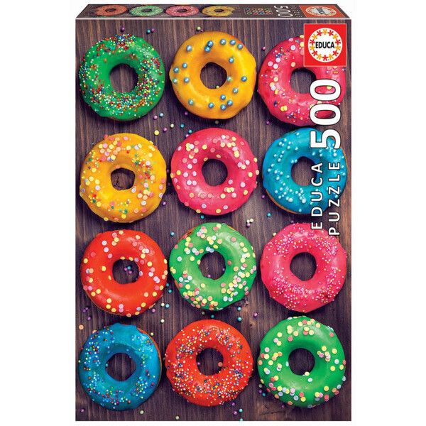 Educa Пазл Разноцветные пончики (500 деталей)