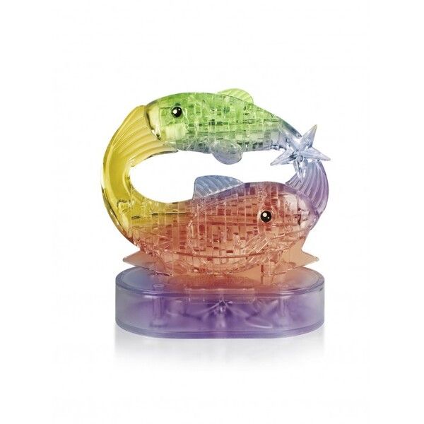Hobby Day 3D Пазл Магический кристалл Рыбы со светом (45 деталей)