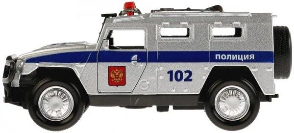 Технопарк Машина металлическая Бронемашина Полиция 12 см