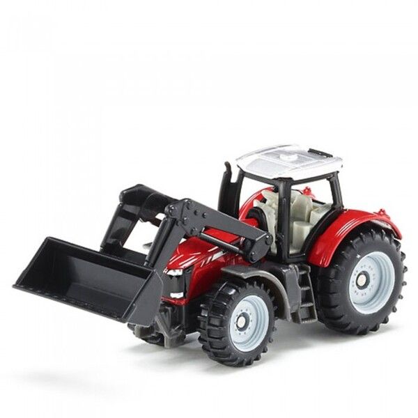 Siku Трактор Massey Ferguson с фронтальным погрузчиком