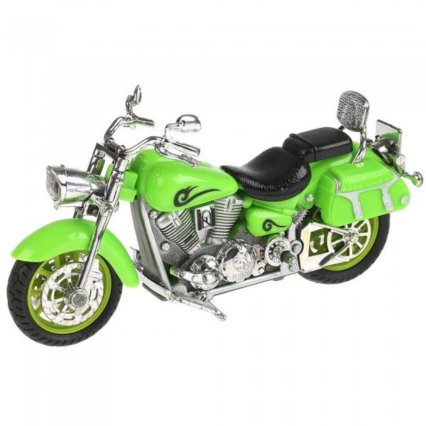 Технопарк Металлический мотоцикл Крузер 14.5 см