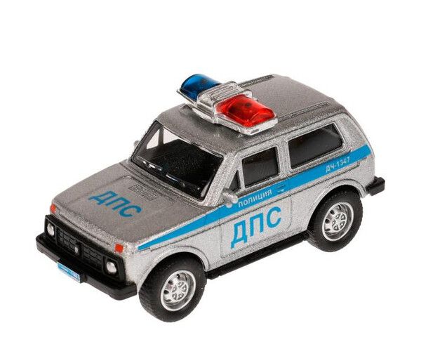Технопарк Машина металлическая Lada Полиция 12 см