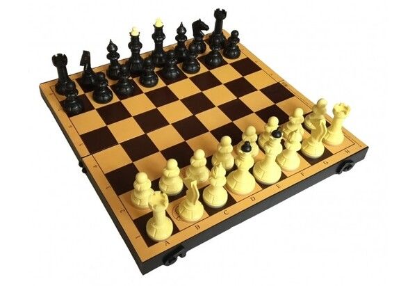 ВладСпортПром Настольная игра Шахматы с шахматной доской 30х30 см