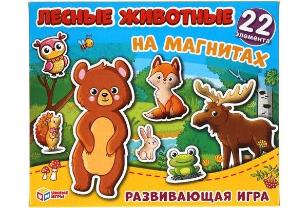 Умные игры Игра на магнитах Лесные животные