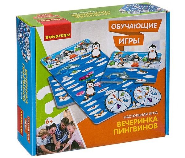 Bondibon Настольная игра Вечеринка пингвинов