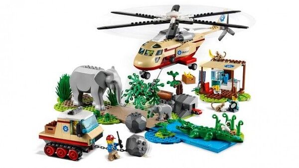 Конструктор Lego City Операция по спасению зверей