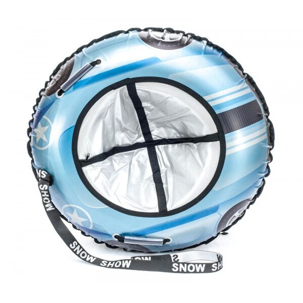 Тюбинг SnowShow Машинка круглая Stars + автокамера 100 см