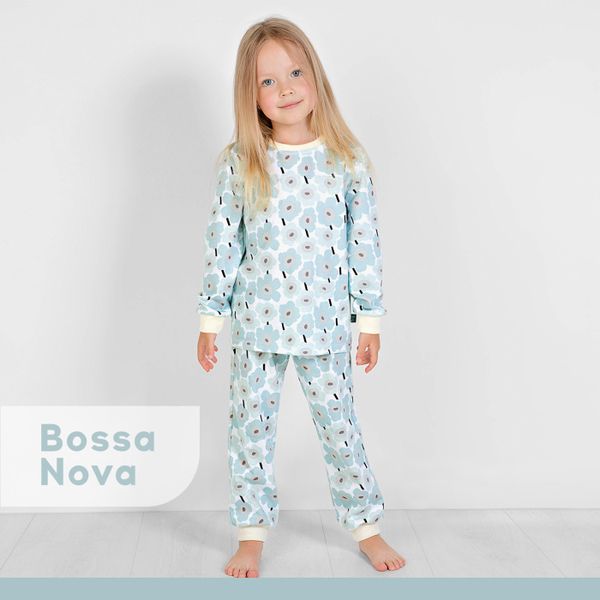 Bossa Nova Пижама для девочки (лонгслив, брюки) 362В/356В