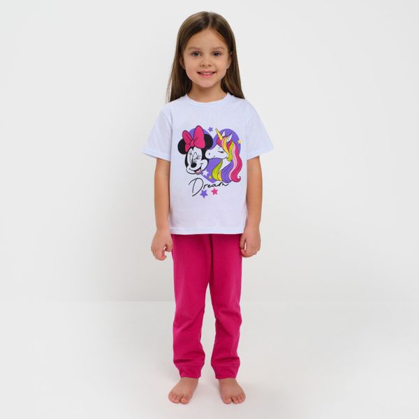 Disney Пижама Минни Маус и Единорог (футболка, брюки)