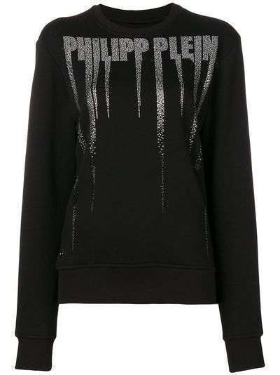 Philipp Plein crystal-embellished sweatshirt