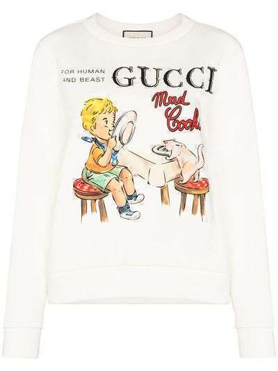 Gucci толстовка с принтом Mad Cookies