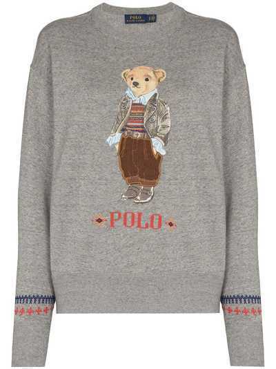 Polo Ralph Lauren толстовка с вышивкой Teddy Bear