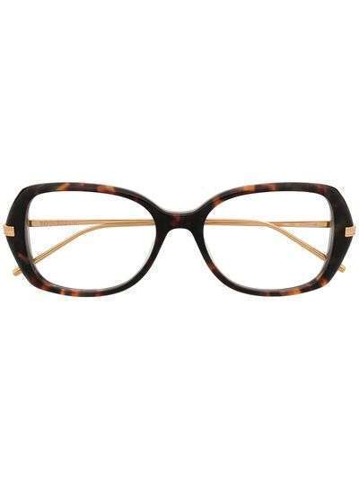 Boucheron Eyewear очки в массивной оправе черепаховой расцветки