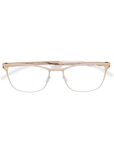 Mykita очки Romina трапециевидной формы с прозрачными линзами