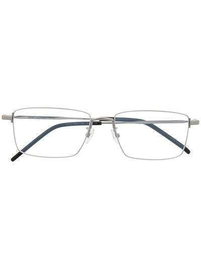Saint Laurent Eyewear очки Wire в прямоугольной оправе