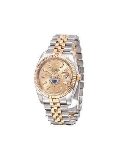 Jacquie Aiche кастомизированные наручные часы Rolex Oyster Perpetual 42 мм