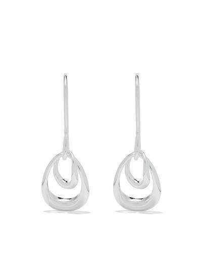 Georg Jensen серебряные серьги Offspring