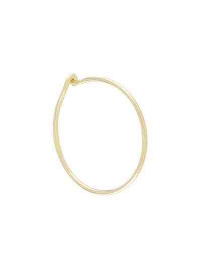 Dodo единичная серьга-кольцо из желтого золота