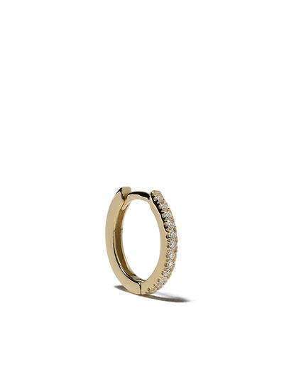 White Bird золотая серьга-кольцо Margot с бриллиантом
